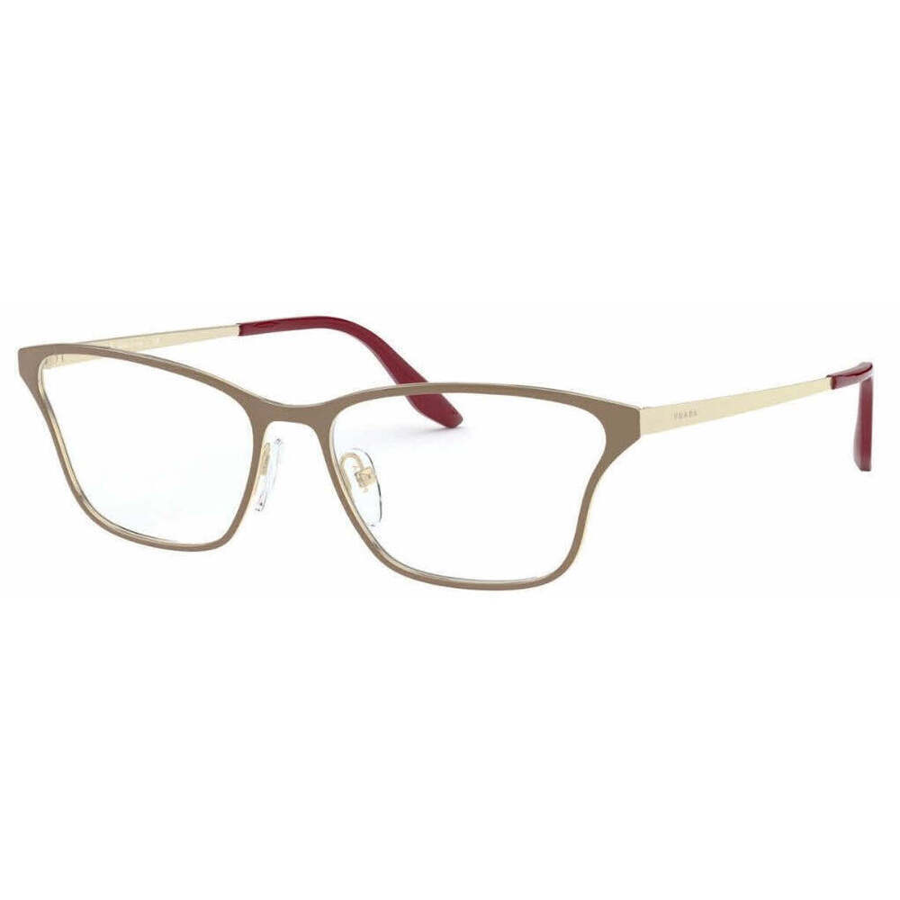 Prada 0PR60XV5541O153 Women's Eyeglasses 5541O1 PALE GOLD